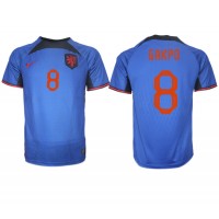 Echipament fotbal Olanda Cody Gakpo #8 Tricou Deplasare Mondial 2022 maneca scurta